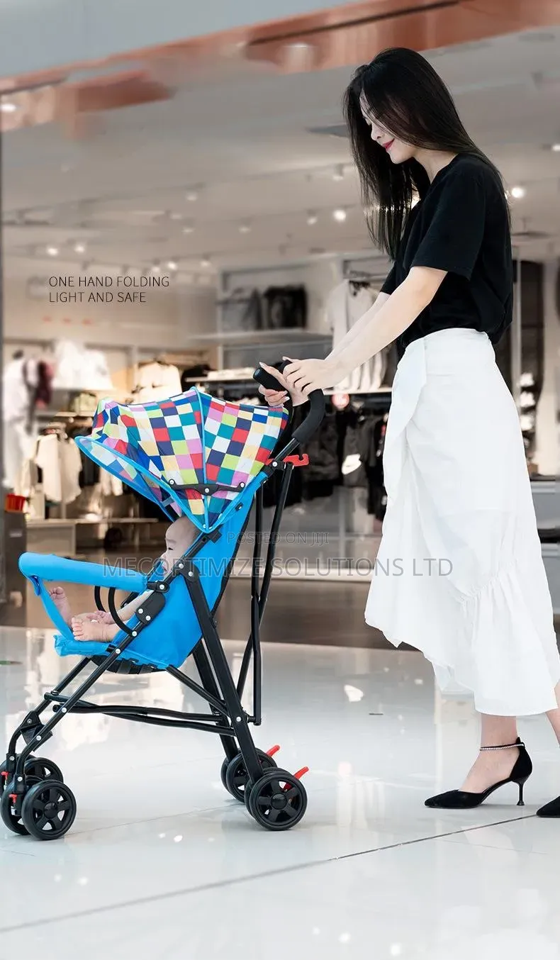 Foldable Baby Stroller – Portable Umbrella Full Canopy Storage Bag
