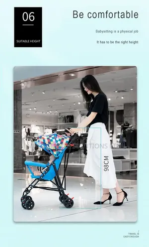 Foldable Baby Stroller – Portable Umbrella Full Canopy Storage Bag