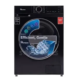 Ramtons Washing Machine 10kg Wash and Spin Black RW217