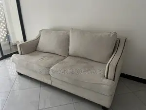 Three Seater Beige Sofa