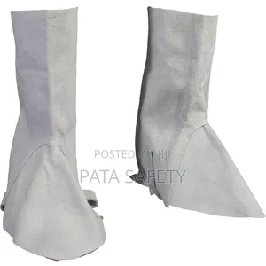 Grey Leather Shoe Guard