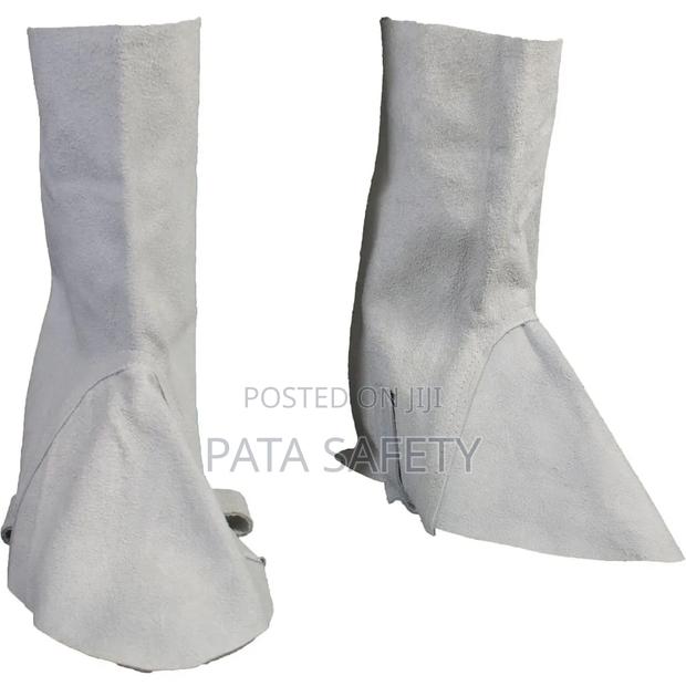 Grey Leather Shoe Guard - main view