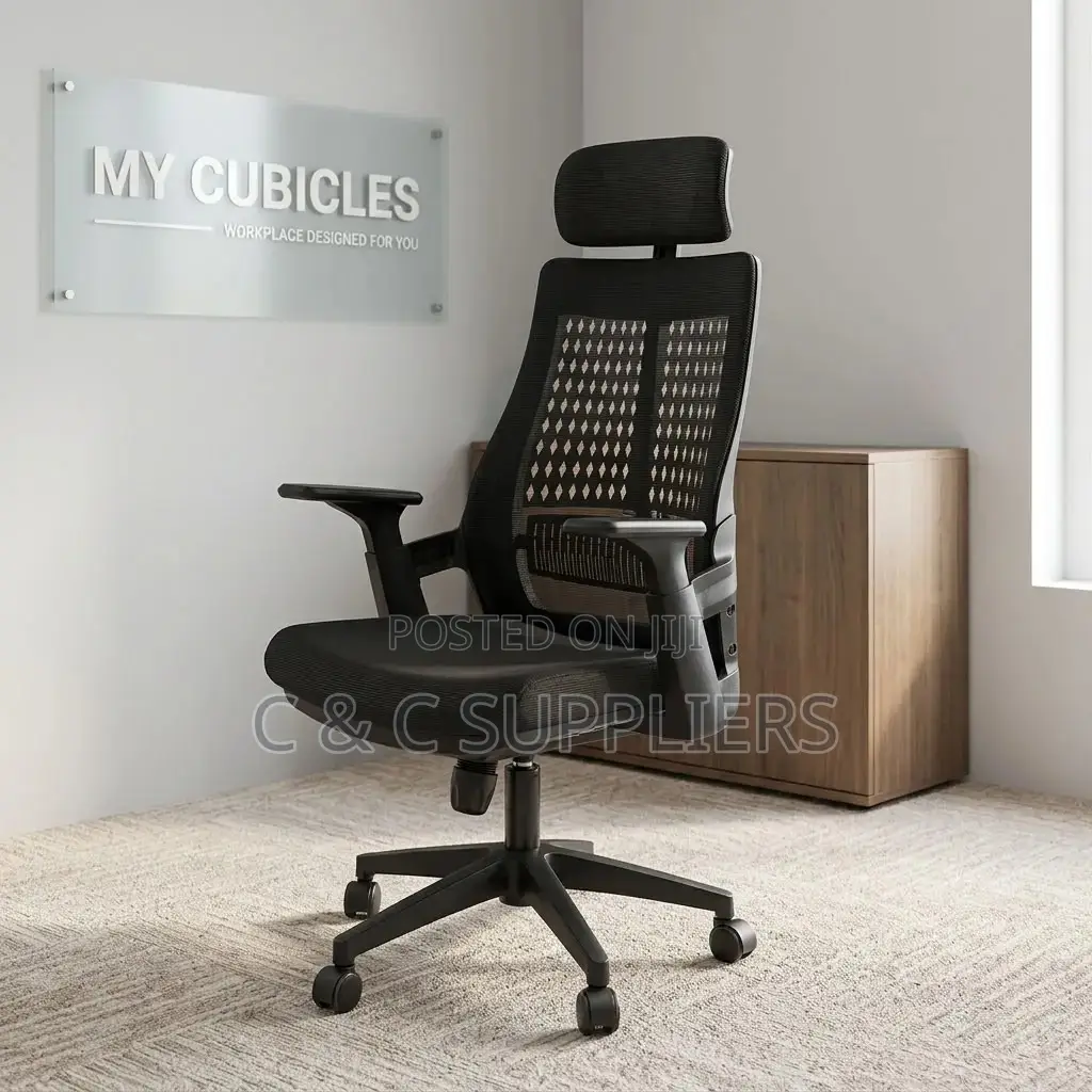 Swivel Lama Mesh Desk Chair.