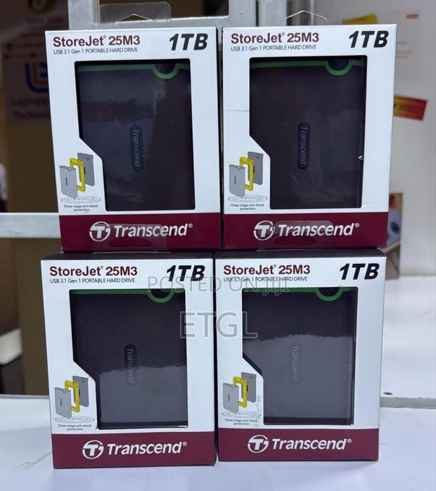 Transcend External HDD 1TB - Iron Grey - TS1TSJ25M3S