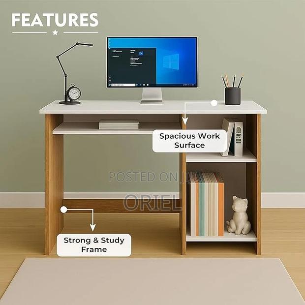 Office Study Desk : Modern Simple Custom Study Desk - thumbnail 14