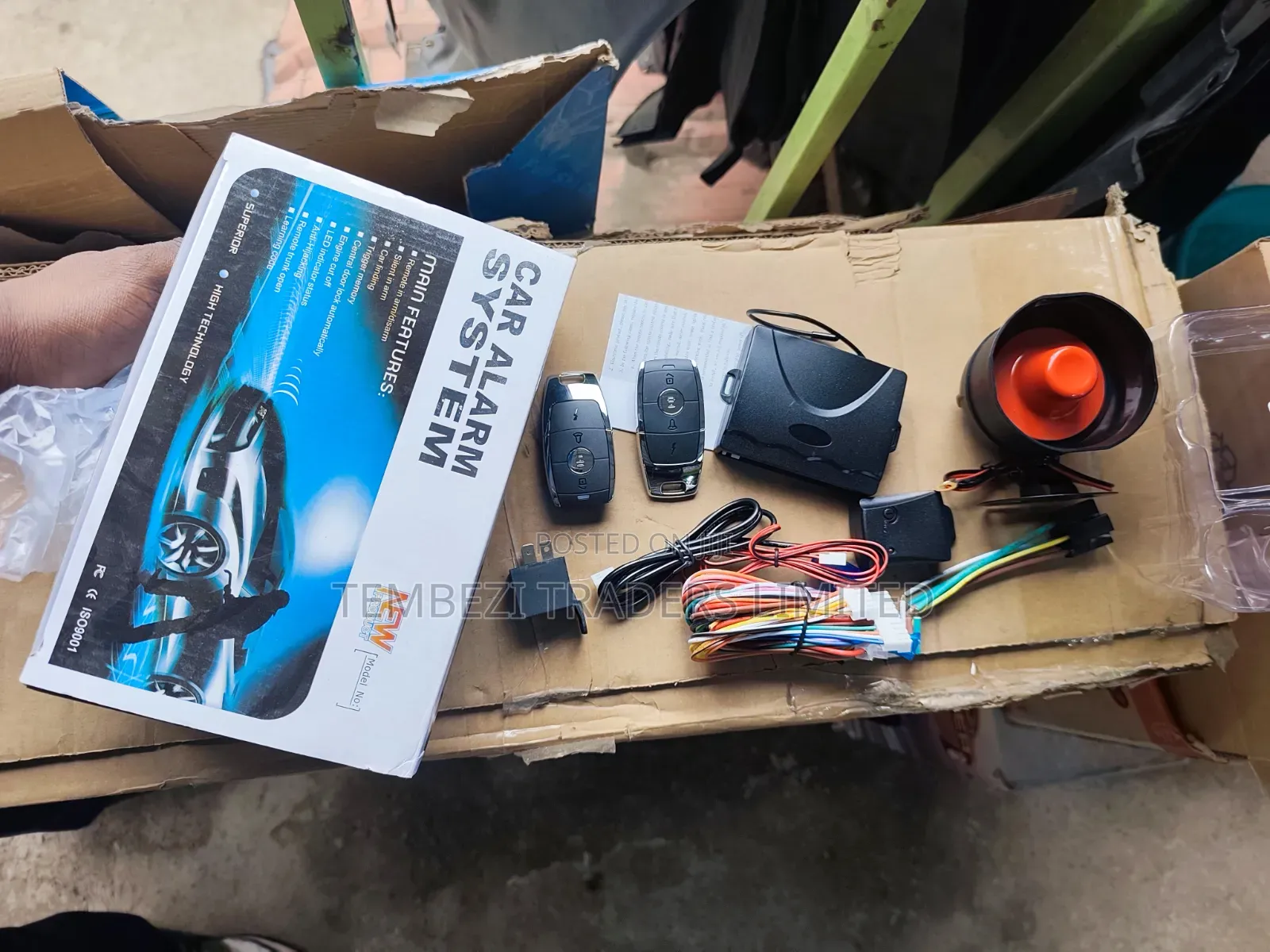 Universal Keyless Entry Auto Car Alarm System Full Security Kit