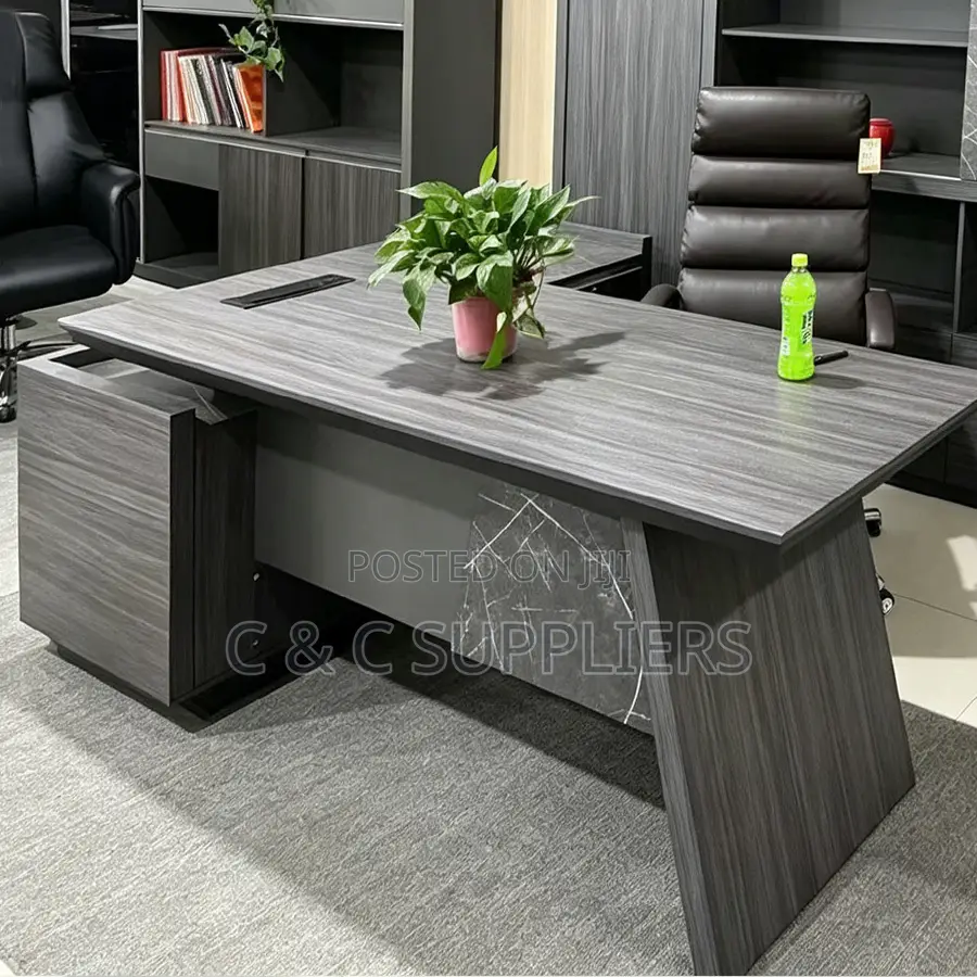 Executive Brown Managers Desk-1800mm