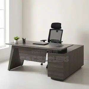 Executive Brown Managers Desk-1800mm