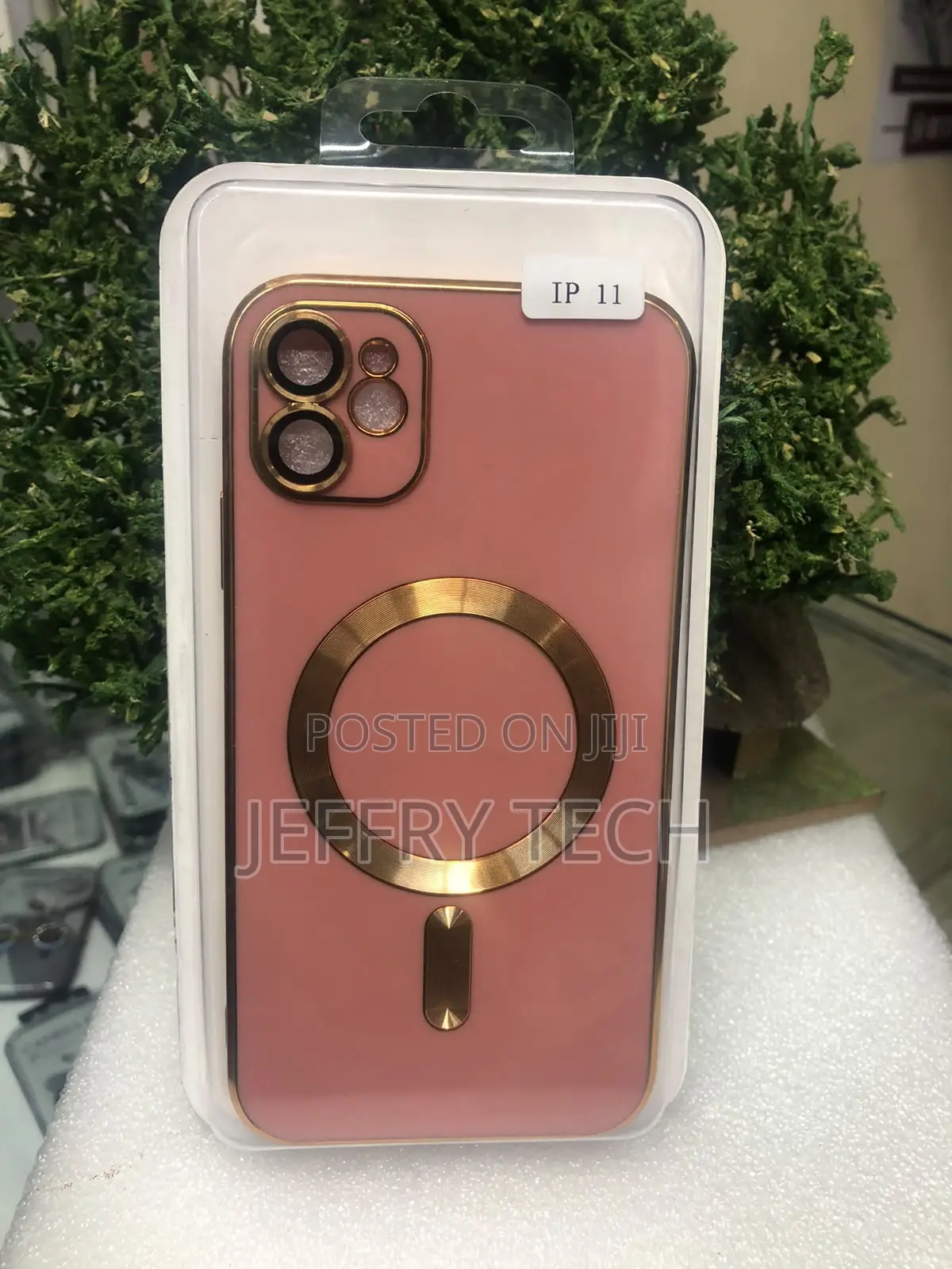 Luxury Pink Electroplated Phone Case Apple iPhone 11.