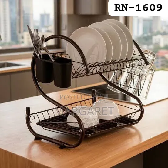 2 Layer Stainless Dish Rack