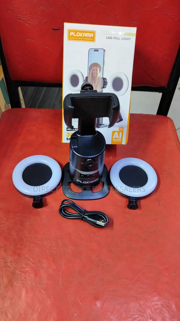 PLOKAMA AI 360° Auto-Tracking Gimbal Hands-Free Video Creation
