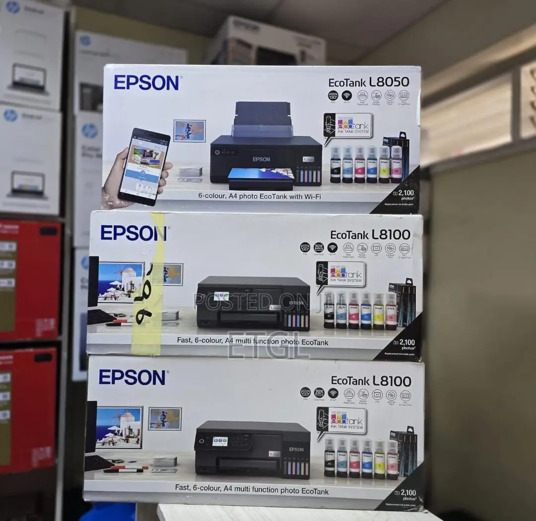 EcoTank L8050 A4 Wi-Fi Ink Tank Photo Printer