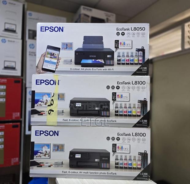 EcoTank L8050 A4 Wi-Fi Ink Tank Photo Printer