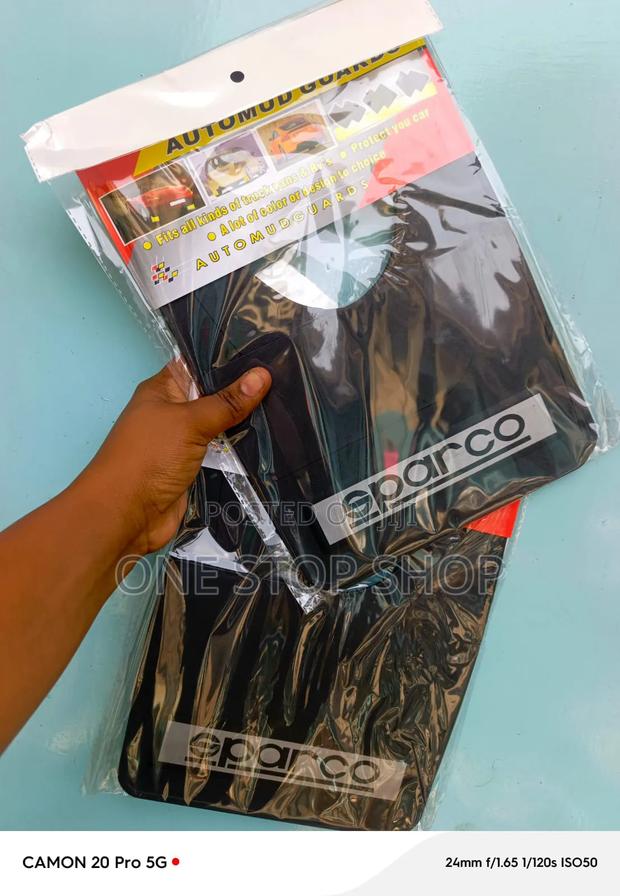 Sparco Mudflaps With High Contrast Iconic Racing Style