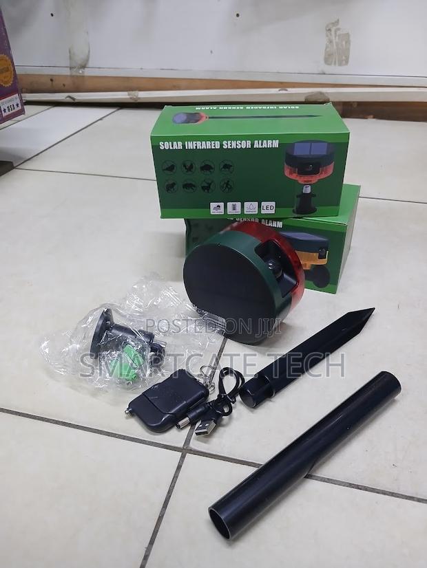 Automatic Solar Security Alarm With Motion Sensor
