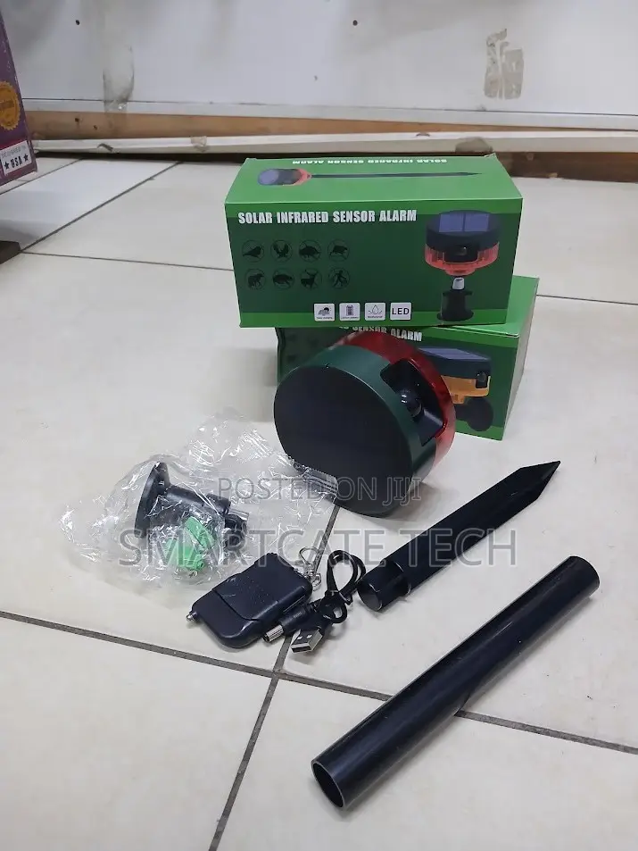 Automatic Solar Security Alarm With Motion Sensor