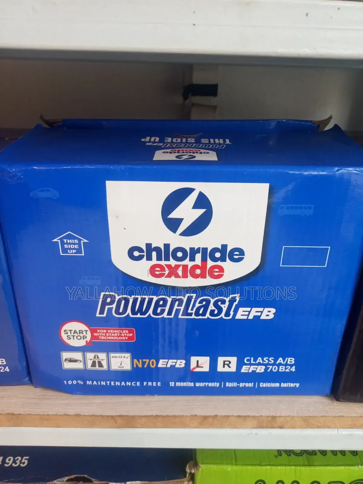 N70L Exide Power Last EFB Battery | Start-Stop Battery Kenya