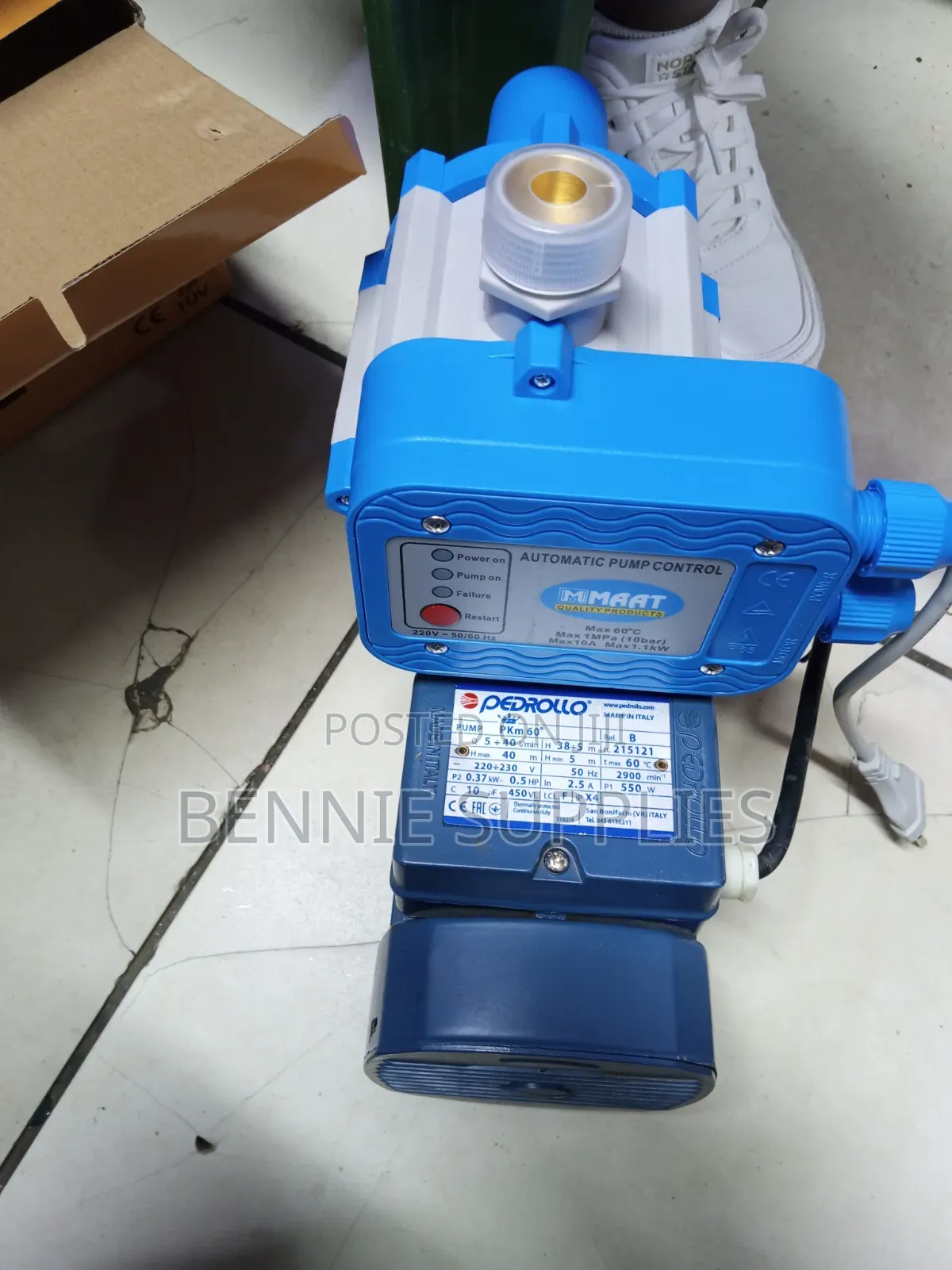 Pedrollo 0.5hp Water Pump Machine