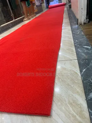 Red PVC Coil Mats (Also Known as Spaghetti Mats)