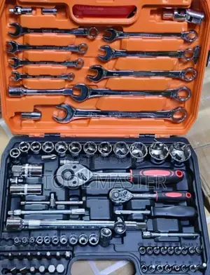 82-Piece CR-V Socket Bit Set/Vanadium Steel Socket Wrench Tool Box