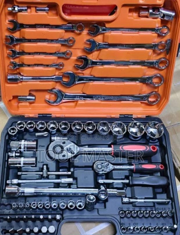 82-Piece CR-V Socket Bit Set/Vanadium Steel Socket Wrench Tool Box