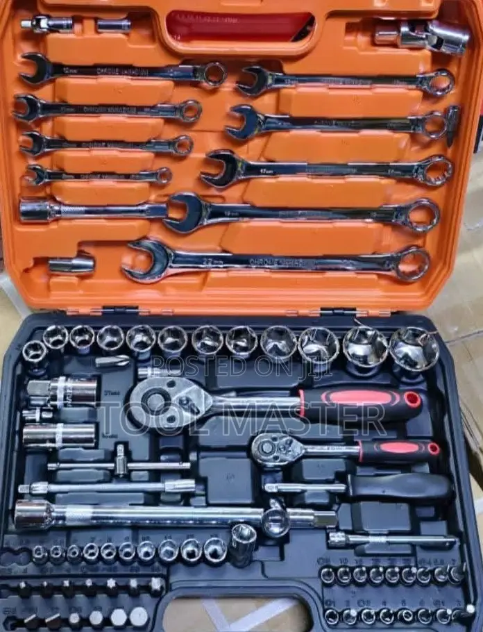 82-Piece CR-V Socket Bit Set/Vanadium Steel Socket Wrench Tool Box