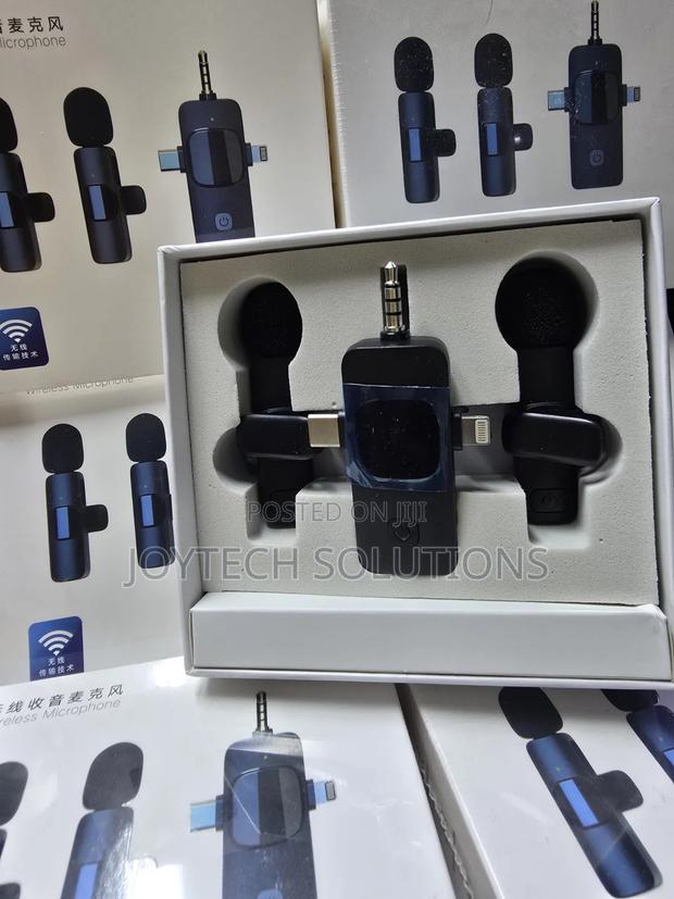 2 in 1 Wireless Lavalier Mic for iPhone Android – Vlog Mic - thumbnail 2
