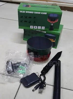 Rechargeable Solar Security Alarm With Motion Sensor