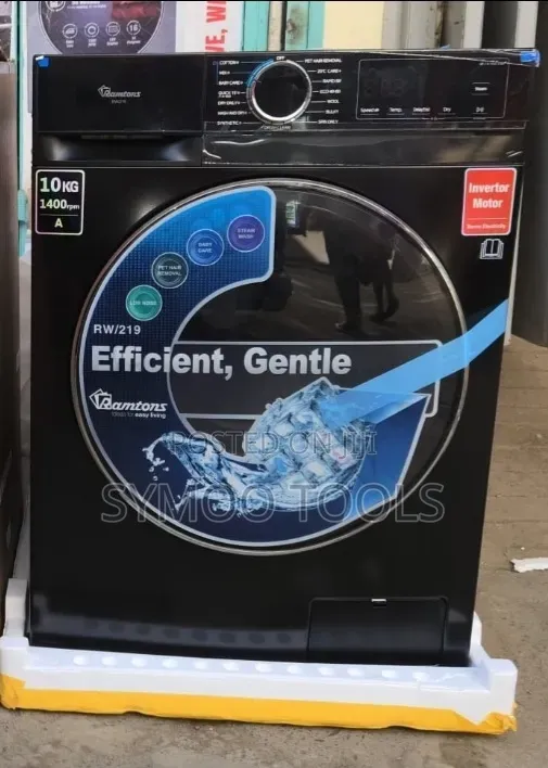 Ramton Washing Machine Wash and Dry(10kg Washer,7kg Dryer)RW219 Black