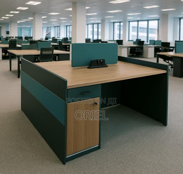 2-Seater Office Workstation : Imported Staff Workstation
