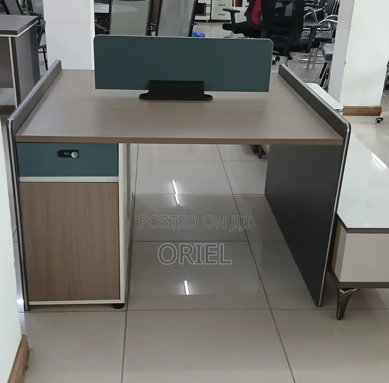 2-Seater Office Workstation : Imported Staff Workstation