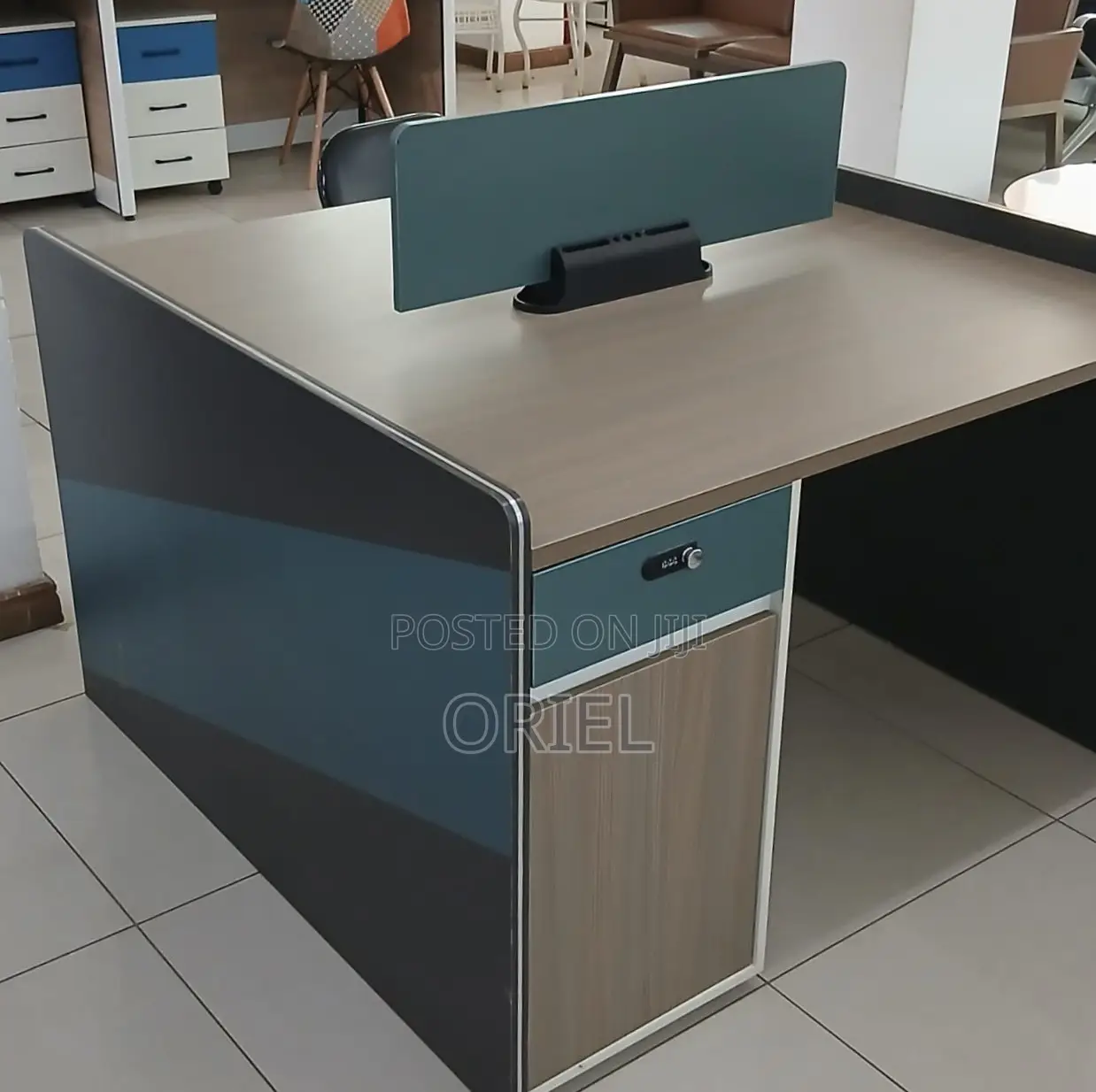 2-Seater Office Workstation : Imported Staff Workstation