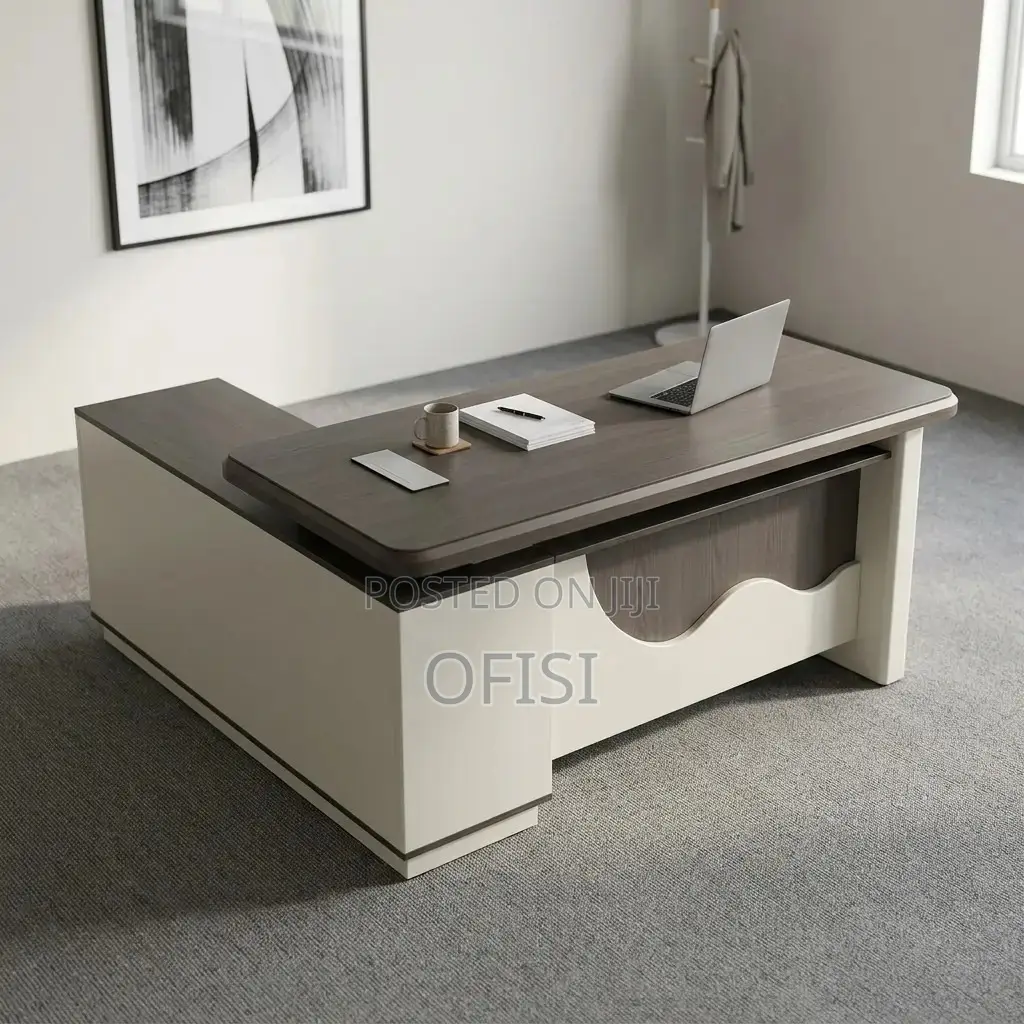 Office Desk; 180cm L-Shaped Manager’s Desk