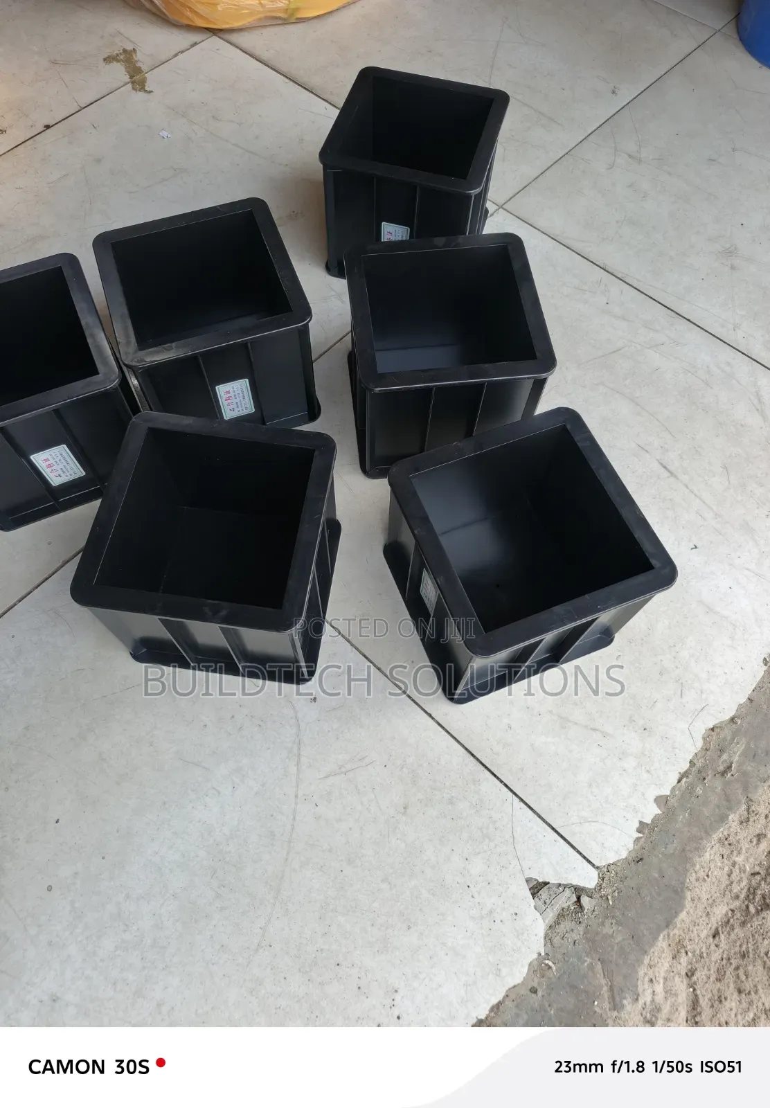 Reusable Plastic Mould for Concrete Samples