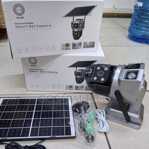 V380 Solar Powered 4G Dual Lens Camera Remote Viewing Voice Talk - main view
