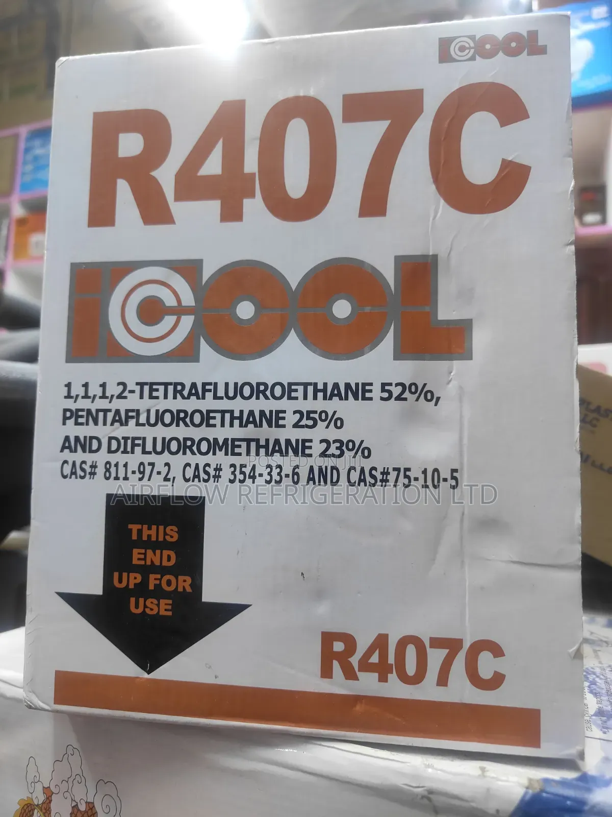 R 407 Gas Cylinder 3KG
