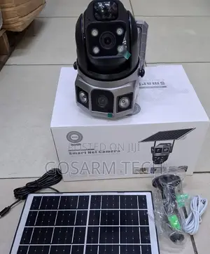V380 4G Solar Powered Dual Lens PTZ Camera Smart Outdoor CCTV With SIM