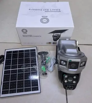 V380 Pro 4G SIM Card Solar PTZ CCTV Dual Lens Dual Screen Camera