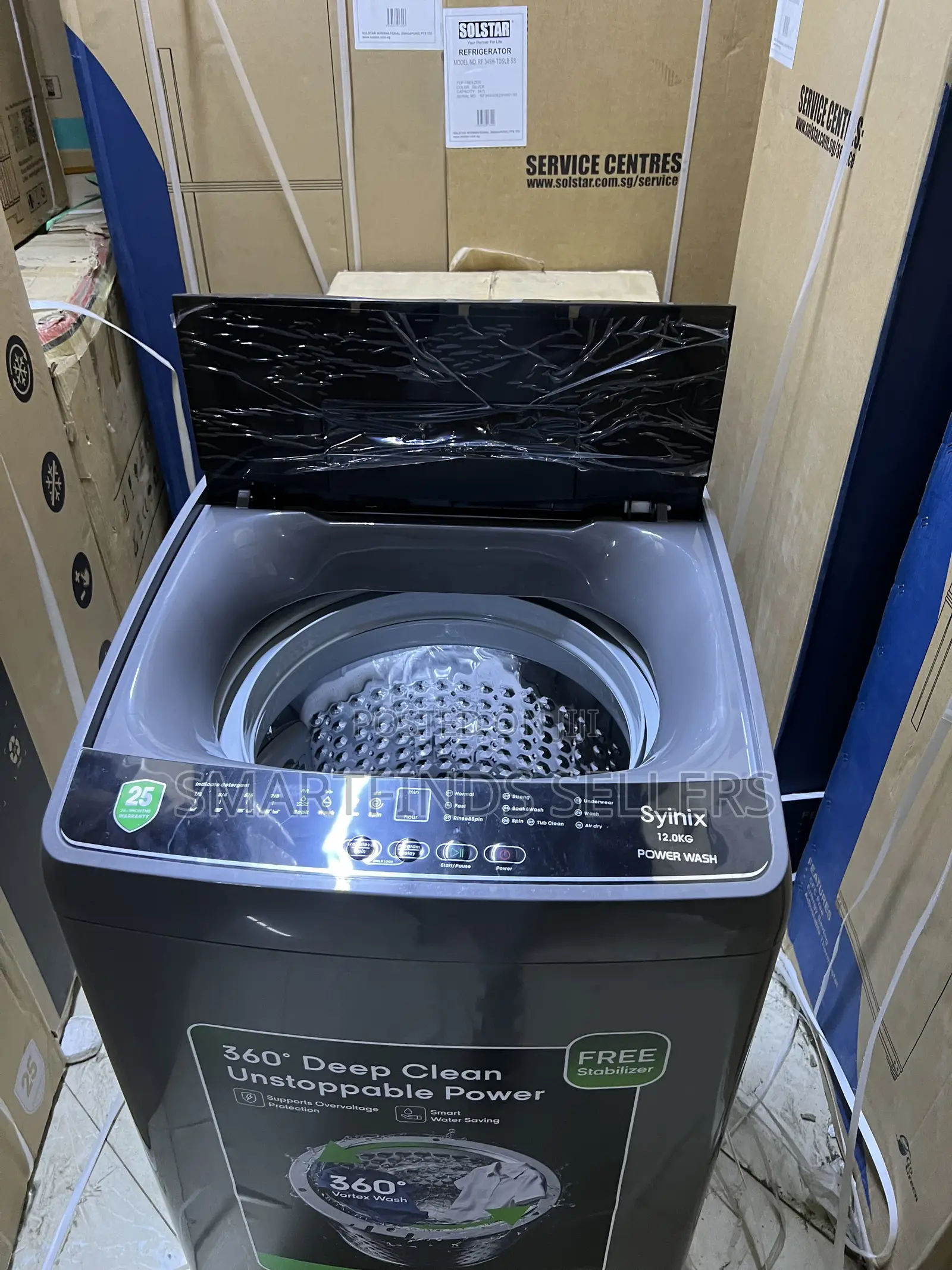 Syinix 12KG Top Load Washing Machine – Powerful Efficient