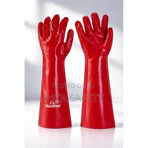Red PVC Gloves