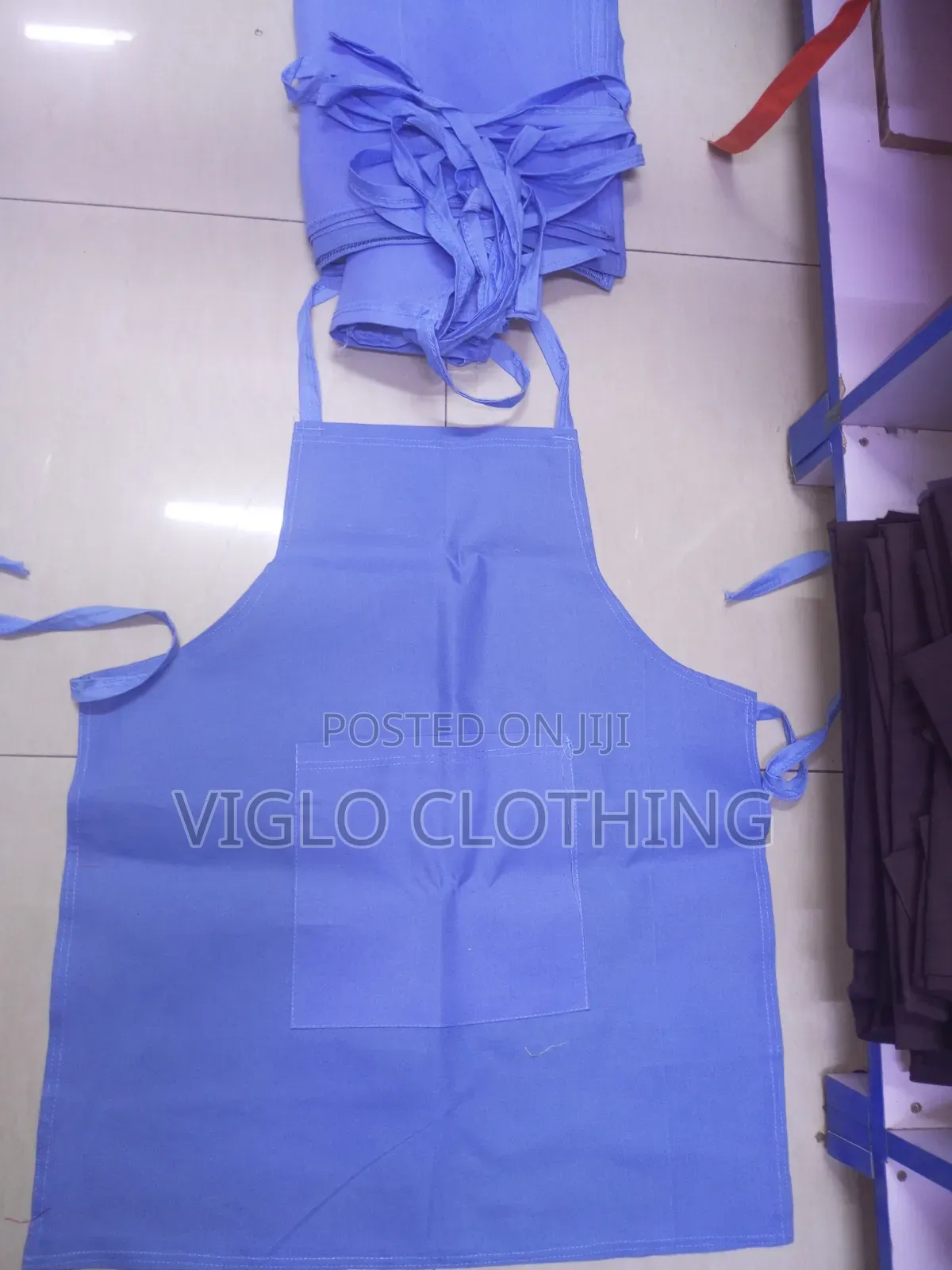 Sky Blue Heavy Events Aprons