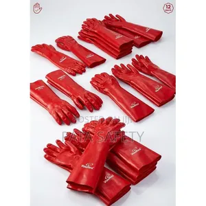 Red PVC Gloves