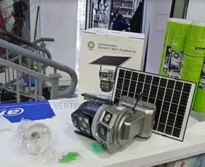 PTZ V380 Pro Surveillance 4G Simcard Solar Camera Dual Lens