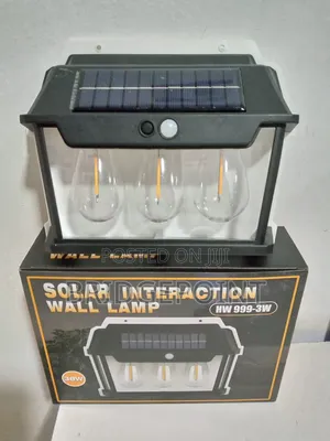 Solar Wall Lamp With Photocell and Motion Sensor