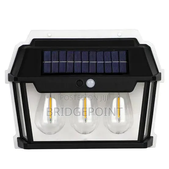 Solar Wall Lamp With Photocell and Motion Sensor
