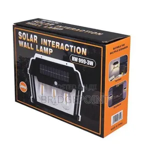 Solar Wall Lamp With Photocell and Motion Sensor