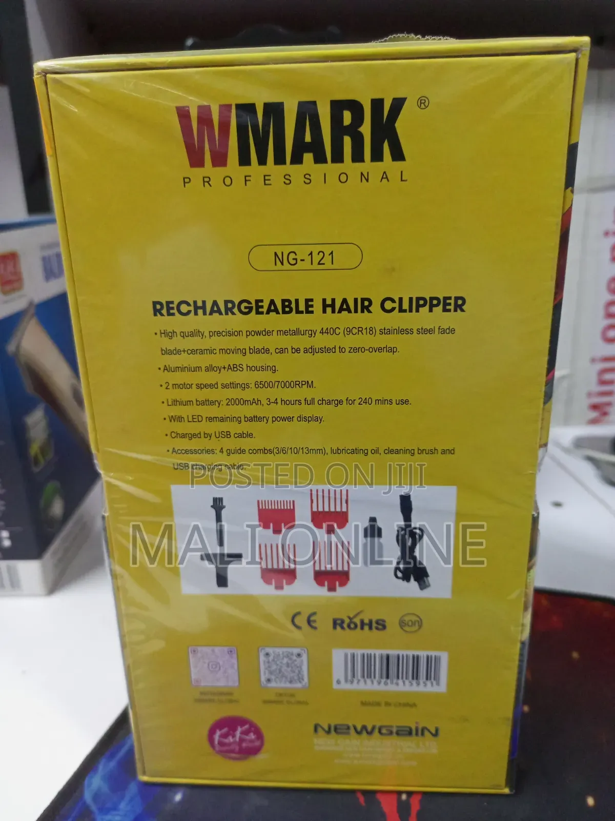 WMARK Professional Rechargeable Hair Clipper (NG-121)