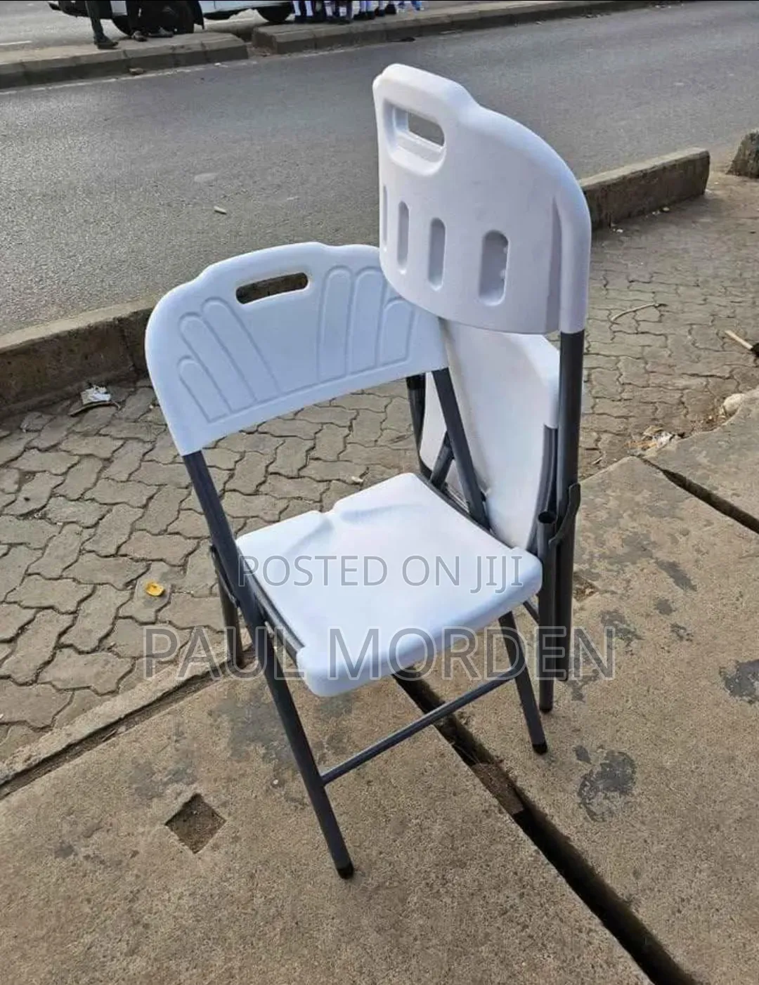 White Foldable Travel Chairs