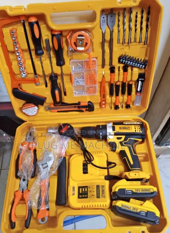 Heavy Duty Dewalt Tool Box Drill/Multipurpose Cordless Drill New