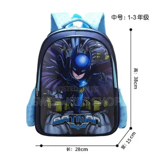 Batman Cartoon School Bag for Boys